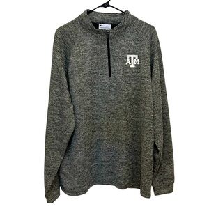 Champion Texas A & M Mens Quarter Zip Pullover Size XL